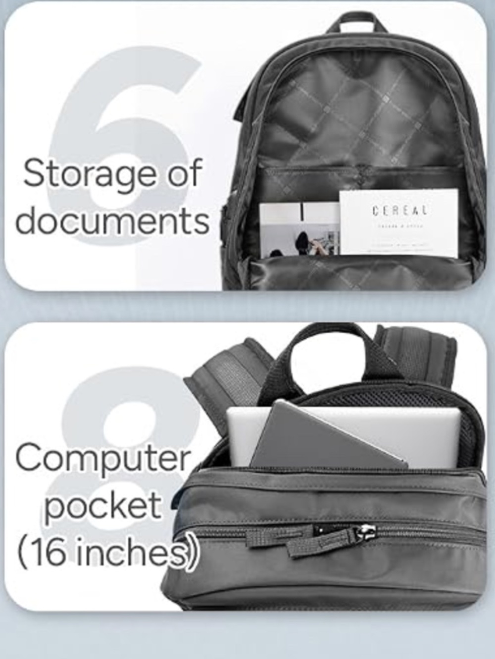 NWT travel inspira USB Charging Backpack - Picture 12 of 12